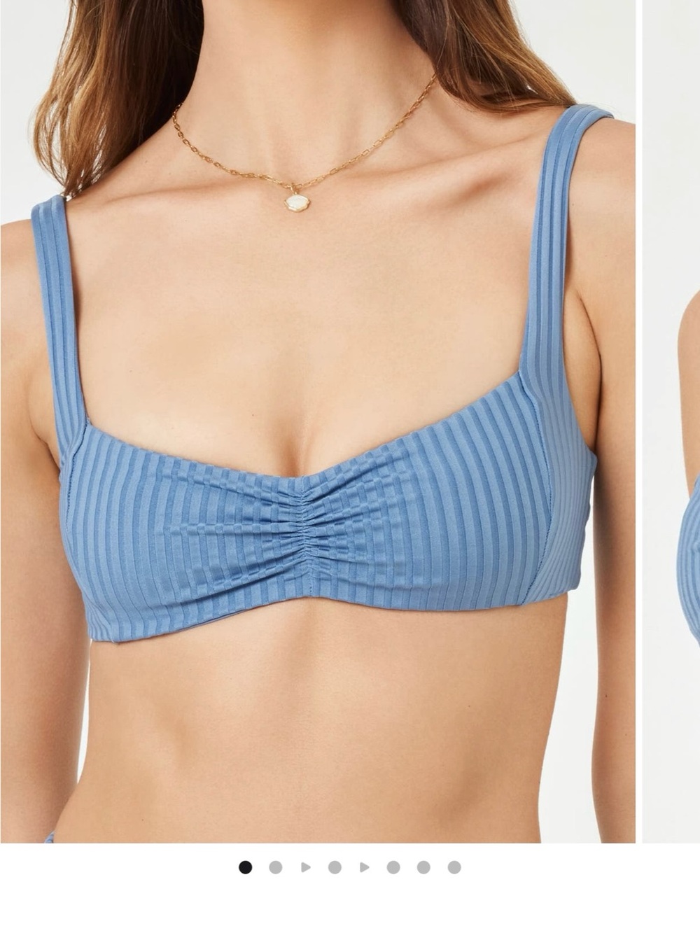 LSPACE Effie Cutout Bikini Top Size - M NWT
